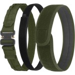 VISMIX Tactical Belt, Quick Release 1.75 MOLLE Battle Belt with Inner Belt and Anti-Slip Pad- Heavy Duty Battle Belts