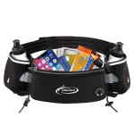 AiRunTech Hydration Running Belt with Bottles Zero Bounce Design for Running, Triathlon, Marathon, 10K, 5K, Trail Fit for Most Smartphones(2 * 6OZ bottle)