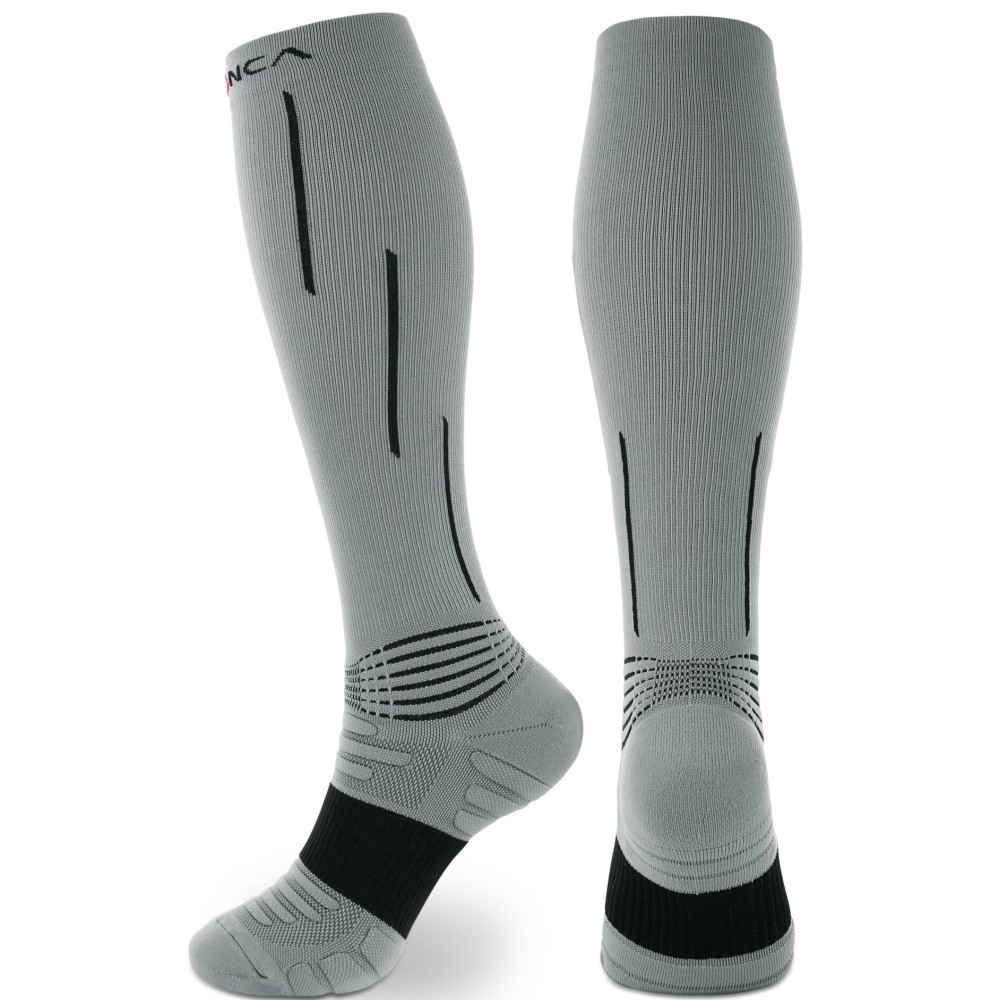 NEENCA Compression Socks, Medical Athletic Calf Socks for Injury Recovery & Pain Relief, Sports Protection-1 Pair, 20-30 mmhg