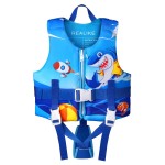 REALIKE Kids Swim Vest Toddler Floaties Adjustable Safety Strap Swimming Aids for Toddlers Children Float Swimsuit, Suitable for Age 2-10 Years/22-88lbs