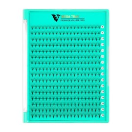 VAVALASH 320 Fans Premade Fans Eyelash Extensions 8D 10D 12D 14D 16D 20D 0.03 0.05 0.07 Thickness C/D Curl Middle Stem Heat Bonded Premade Fans Volume Lash Extensions (320 Fans-10D-0.05-C-15mm)