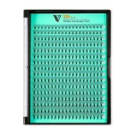 VAVALASH 320 Fans Premade Fans Eyelash Extensions 8D 10D 12D 14D 16D 20D 0.03 0.05 0.07 Thickness C/D Curl Middle Stem Heat Bonded Premade Fans Volume Lash Extensions (320 Fans-14D-0.05-D-10mm)