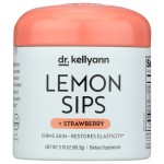 Dr. Kellyann Lemon Sips Citrus Drink Mix (21 Servings) - Strawberry Lemonade Flavor, Sugar-Free Detox, Hydrates Skin, 1 Pack
