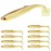 TRUSCEND Hand-Painted Soft Fishing Lures 10PCS, Paddle Tail Swimbaits, Fishing Lures for Bass Trout Crappie Walleye, Durable Plastic Bait for Bass Fishing, Shad Fishing Bait for Freshwater Saltwater
