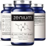 Zenium - Magnesium Glycinate for Sleep, 120 Capsules, 400mg per Serving | Chelated & High Absorption | Relieve Stress, Tension, Worry & Irritability | Calm Mind & Body | Ayurvedic | Natural Supplement