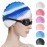 Tripsky Silicone Swim Cap,Comfortable Bathing Cap Ideal for Curly Short Medium Long Hair, Swimming Cap for Women and Men, Shower Caps Keep Hairstyle Unchanged