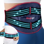 Magic Gel Back Ice Pack - Maximum Compression Sports Cold Compress Wrap for Back & Lower Body - Reusable Hot & Cold Packs