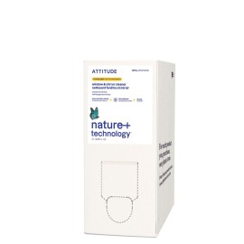 ATTITUDE Window & Mirror Cleaner Refill, EWG Verified, Plant- & Mineral-Based, Vegan & Streak-Free Glass Spray, Citrus Zest Scent, 67.6 Fl Oz