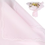 FUHITIM 20 Sheets Flower Wrapping Paper - Waterproof Floral Bouquet Wrapping Paper, Florist Supplies Packaging Paper for Wedding Birthday Gift DIY Crafts (Pink)