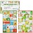 Iconikal 600-Count Christmas Gift Tags Labels with Assorted Printed Designs for Boxes, Bags, Stocking Stuffers, Self-Adhesive, Party Favors, and More