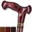 Asterom Walking Cane - Handmade, Ergonomic, Cane for Women - Wooden Walking Sticks for Seniors Women, Unique, Cool (Cherry, 36 Inches)