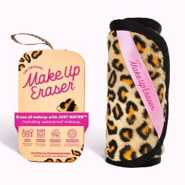 The Original MakeUp Eraser PRO, Effortlessly Remove All Makeup Using Only Water, Including Waterproof Mascara, Eyeliner, Foundation, Lipstick, Sunscreen,and More! Leopard, 1ct.