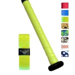 Ballpark Elite Bat Grip Tape for Baseball/Softball | 1.10 MM Precut Baseball Bat Grip Replacement | Neon Yellow Grip Tape