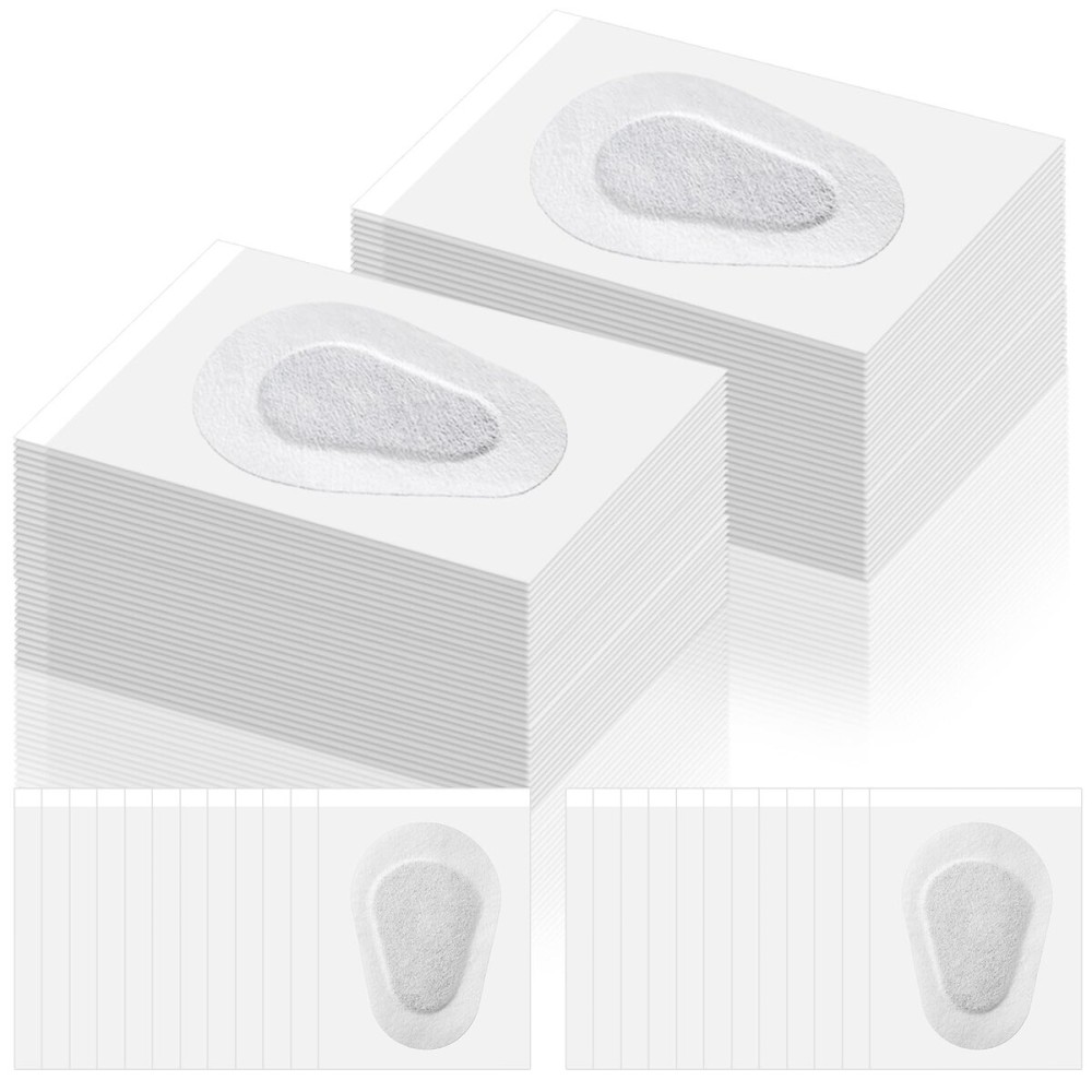 Panitay 40 Pcs Adhesive Eye Patches for Adults Disposable Breathable Medical Eye Patch for Amblyopia Lazy Latex Free Adhesive Bandages for Men(3.3 x 2.3 Inch,White)