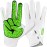 Grip Boost Football Gloves - Peace Stealth 6.0 Boost Plus Sticky Technology - Adult and Youth Football Gloves for Wide Receiver - Men\'s and Boys Sizes (White/Lime, Youth Large)