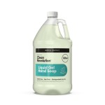 Clean Revolution Liquid Gel Hand Soap, Silky Rich Liquid, Quick Lather, Fast Rinsing, Contains Real Essential Oils (Spring Air) 128 Fl Oz