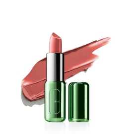 Clinique Pop Longwear Lipstick | Long Lasting, Satin, Matte + Shine, Petal Pop Matte, 1 Count