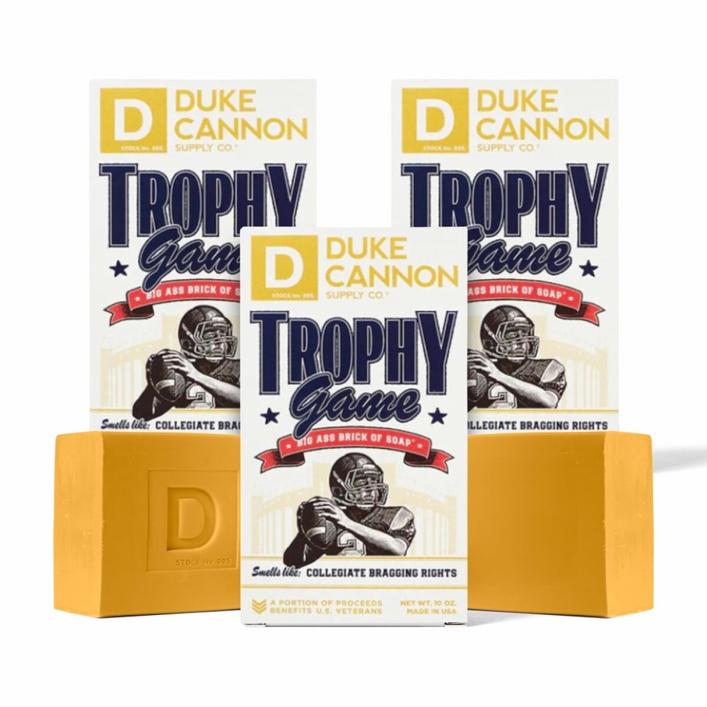 Duke Cannon Big Brick of Soap - Trophy Game 10 oz (3 Pack)