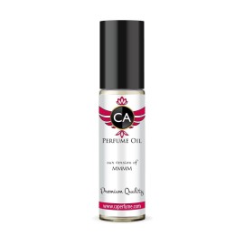 CA Perfume Impression of MMMM Unisex Fragrance Oil Vanilla Scent Long Lasting Perfumes for Women & Men Travel Size TSA Ready Mini Parfum Body Oil Roll-on 0.33 Fl Oz 10ml