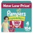 Pampers Diapers - Swaddlers 360 - Size 4, 104 Count, up to 100% Leakproof Comfy Dry Fit, Designed for Easy Changes, Pull On Baby Diaper (Packaging May Vary)