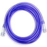 ResOne 7Ft Oxygen Supply Tubing, Crush Resistant, Standard Connectors for Nasal Cannulas, Cannula Nasal Tubing, Oxygen Concentrator - Purple