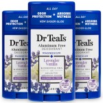 Dr Teal\'s Aluminum Free Deodorant, Lavender Vanilla with Essential Oils, 2.65 oz (Pack of 3)