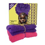 AFRIKI African Net Sponge - Exfoliating Body Scrubber, Black Owned & Rooted in Africa, All Skin Types | 45 in Long