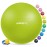 APEXUP Yoga Ball Exercise Ball, Anti Slip Stability Ball Chair, Heavy Duty Large Gym Ball for Fitness, Balance, Core Workout and Physical Therapy (L (23~26) 65cm, Green)