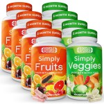 Simply Nature\'s Pledge - Packed with Over 40 Different Fruits & Vegetables - 4 Month Supply- Made with Whole Food Superfoods - with Aloe Vera - 100% Soy Free - 720 Capsules