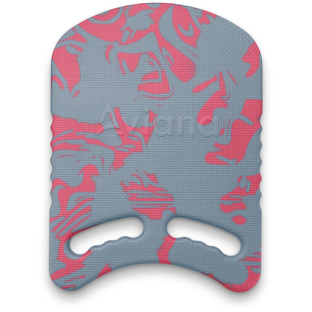 Junior Kickboard Buoy for Youth Children & Toddlers Swimming Aid & Exercise Training Board for Kids to Learn to Swim with Kick Boards in Pool BPA Free (Tie-dye Pink/Steel)