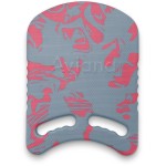 Junior Kickboard Buoy for Youth Children & Toddlers Swimming Aid & Exercise Training Board for Kids to Learn to Swim with Kick Boards in Pool BPA Free (Tie-dye Pink/Steel)