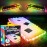 Brightz TossBrightz LED Cornhole Lights - Color Select & Changing Modes for Board and Hole - Light Up Kit for Glow in The Dark Corn Hole