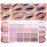 CAKAILA 16Colors Light Purple Pink Brown Nude Basics Matte Eyeshadow Palette,Eye Shadow Travel Makeup Palette all in one Long Lasting Waterproof,Great for Travel Gift Kit