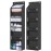 AOODA 2 Pack Over the Door Organizer, Large Capacity Closet Door Hanging Organizer, Clear Deep Pockets Baby Storage for Nursery, Bathroom, Bedroom, Pantry, Diapers (Black)