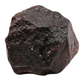 Amazing Gemstone Garnet Raw Crystals and Healing Stones, Natural Rocks For Tumbling - DIY Raw Stones And Crystals (1 Piece)
