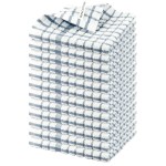 Nialnant 12PCS Kitchen Towels and Dishcloths Sets,100% Cotton Soft Absorbent Quick Drying Dish Towels for Kitchen,Washing Dishes-Little Blue Plaid,12 x 12 in