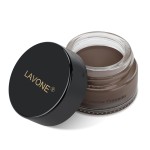 Eyebrow Pomade - Waterproof Brow Pomade for Long-lasting Results,Smudge Proof and Sweat Resistant Formula,Natural Eyebrow Makeup for All Skin Types and Tones - Black Brown