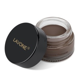 Eyebrow Pomade - Waterproof Brow Pomade for Long-lasting Results,Smudge Proof and Sweat Resistant Formula,Natural Eyebrow Makeup for All Skin Types and Tones - Black Brown