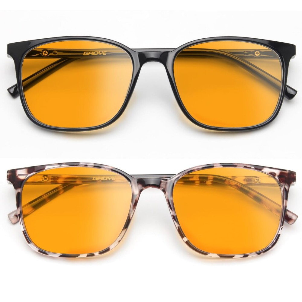 Gaoye Ultralight Blue Light Glasses for Women - Computer Protection Glasses for All Day Comfort - Anti UV Glare & Eyestrain