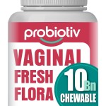 Chewable Vaginal Probiotics for Women 10 Billion CFU + Organic Prebiotics - Supports Vaginal Health, Maintains Vaginal pH Balance & Promotes Feminine Freshness, Strawberry-Flavored Tablets