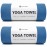 Eunzel 2 Pack Hot Yoga Towel Non Slip Yoga Mat Towel Non-Slip Sweat Absorbent Microfiber Towel for Hot Yoga, Pilates and Workout 72 x 26.5, Navy