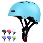 Skateboard Bike Helmet for Adults Women Men Youth Kids (2-3-5-8-14+ Years Boys Girls) - Lightweight Multi-Sport Adjustable Helmets for Bicycle Skateboard Scooter Skate Cycling