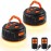 Sinvitron LED Camping Lantern Rechargeable with Remote Control - 1000LM 150H Runtime Tent Light, 5200mAh Water-Resistant Emergency Light for Hurricane Power Outages, Hiking Home (2-Pack, Black/Orange)