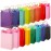BLEWINDZ 32 Pieces Gift Bags with 32 Tissues, 16 Colors Party Favor Bags with Handles, Rainbow Gift Bag for Wedding, Birthday, Party Supplies and Gifts