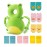 JunNeng Toddler Baby Head Protector Backpack for Toddler Walker with Knee Pads&Anti-Slip Socks, Frog