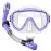 Seovediary Snorkeling Gear for Adults Anti-Fog Panoramic View Snorkel Mask Set Dry Top Snorkel Kit with Carry Bag for Snorkeling Scuba Diving Swimming Travel