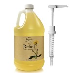 Relief Arnica Massage Oil for Massage Therapy | for Sports & Athletic | All Natural Arnica Montana for Sore Muscle Relief | Sweet Almond, Jojoba, Grapeseed & Essential Oils | 1 Gallon