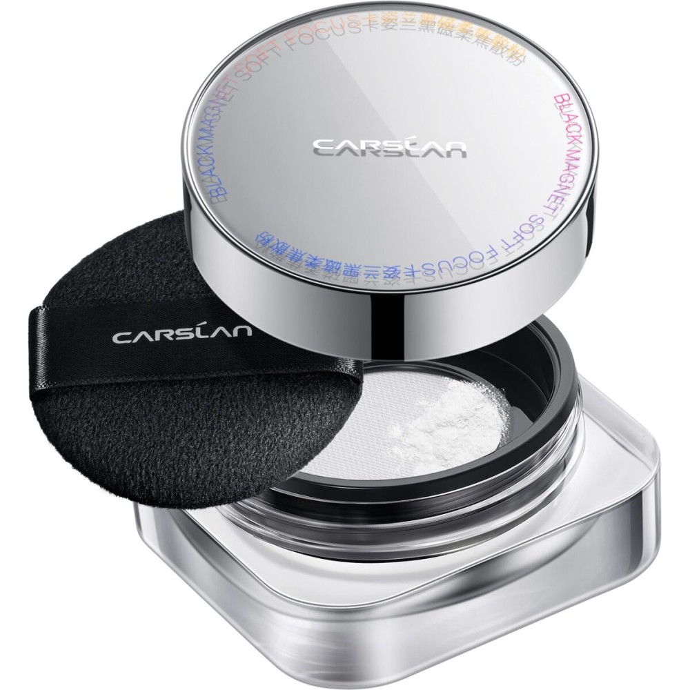 CARSLAN 1.0 Soft Focus Loose Setting Powder, Lightweight, Matte, Oil Control, Shine Free, Talc-Free Face Powder Makeup, 24H Longwear Finishing Powder, 03 Translucent For Sensitive