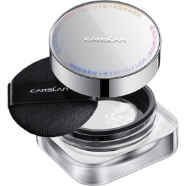 CARSLAN 1.0 Soft Focus Loose Setting Powder, Lightweight, Matte, Oil Control, Shine Free, Talc-Free Face Powder Makeup, 24H Longwear Finishing Powder, 03 Translucent For Sensitive