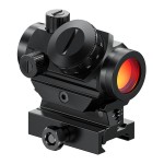 Feyachi RDS-20 Red Dot Sight 4 MOA Red Dot Gun Sight Rifle Scope with Sdjustable Riser Mount(.75 inch, 83 inch, and 1 inch)